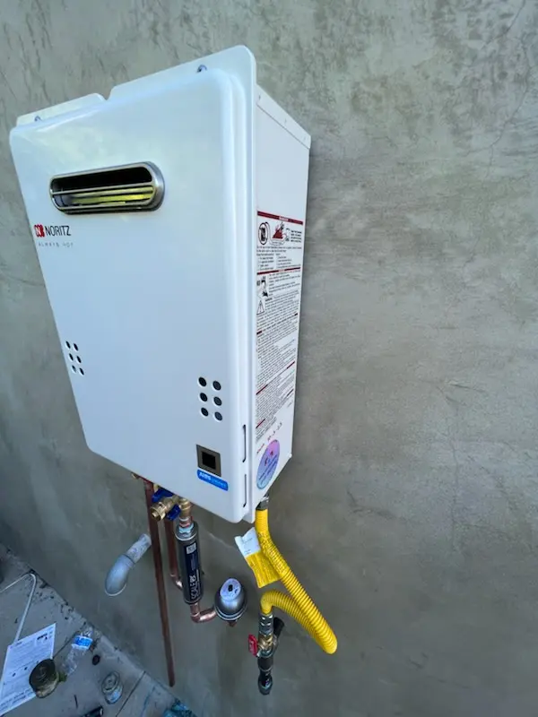 Tankless water heater installation for New Albany homes